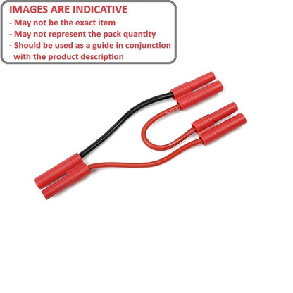 1235075 | LES-BU35-M-BU35-M-3 (PK-2) --- Leads Hobby - End Type 1 3.5mm Bullet Male 3.5mm Bullet Male - Generic