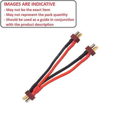 1235567 | LEY-MIN-M-MIN-M (PK-2) --- Leads Hobby - End Type 1 Mini Deans Male Mini Deans Male - Generic