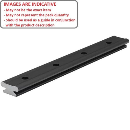 1095843 | PBC-1162RS (Each) --- Mini Rail Self-Lubricating Linear - 12 0.025-0.051 13 mm - Ceramic Coated RC70 with Frelon Gold