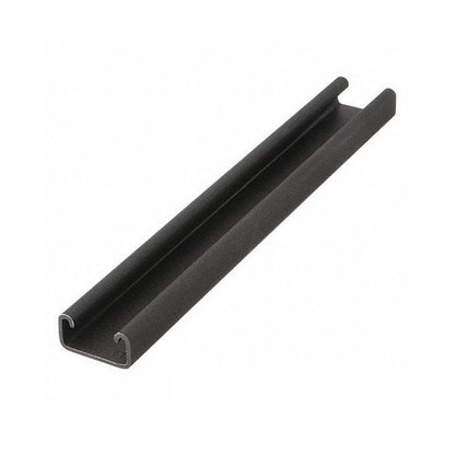 1234868 | PBC-206RS (Each) --- Crowned Roller Track System Linear - Black Powder Coated Rail 1524.0 mm Long - Order other components seperately - Powder Coated