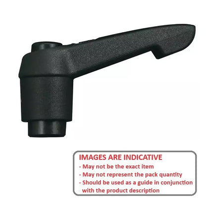 1064006 | CLB01M6-OUK (Each) --- Clamp Standard Levers - M6 - 6x1mm - 40 - 40  - Steel with Plastic Coat Lever