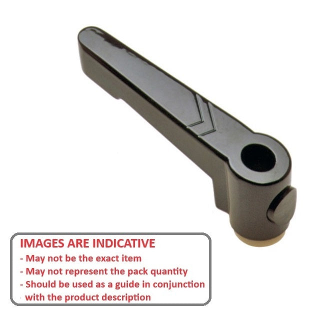 1099601 | FMH-712 (Each) --- Clamp Quick Release Levers - M12 - 12x1.75mm - 108 mm - Die Cast Zinc - Die Cast Zinc Lever