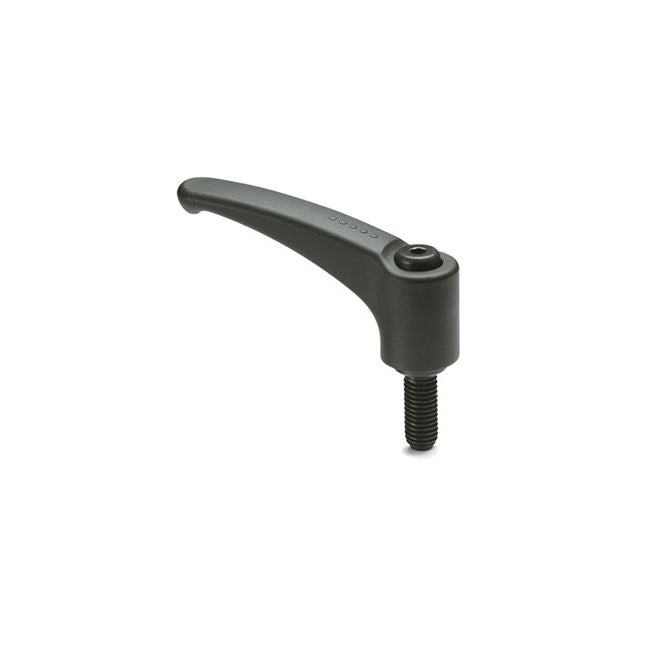 1080333 | KHD-312RS (Each) --- Adjustable Stud Handles - M8 - 8x1.25mm - 15 mm - Plastic with fibreglass reinforcement Handle