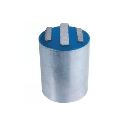 1135468 | MAG-D-25-019-C3T (Each) --- 3 Pole Magnets - 25.4x19.05 mm - 14.5 kg Ceramic Insulated Aluminium Tapped Blind Hole