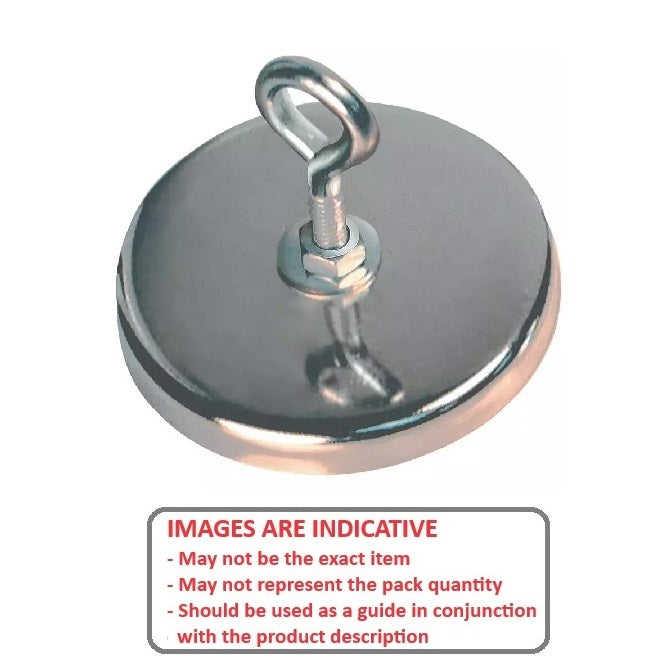 1174666 | MAG-CP-067-83-45-LP (Each) --- Cup Assemblies Loop Magnets - 66.8x82.55 mm - 45.36 kg