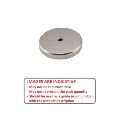 1197503 | MAG-CP-124-13-44-H (Each) --- Cup Assemblies Through Hole Magnets - 124.46x12.7x44.45 mm