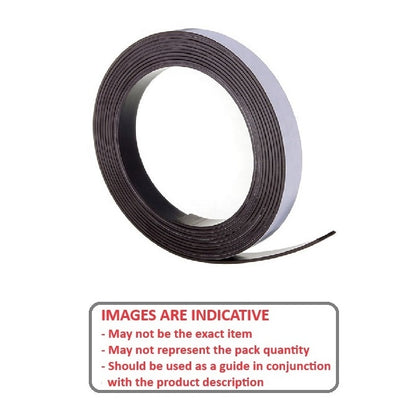 1036468 | MAG-ST-15-038-0304-RVA (PK-5) --- Rubber and Vinyl Magnets - 1.52x38.1x304 mm