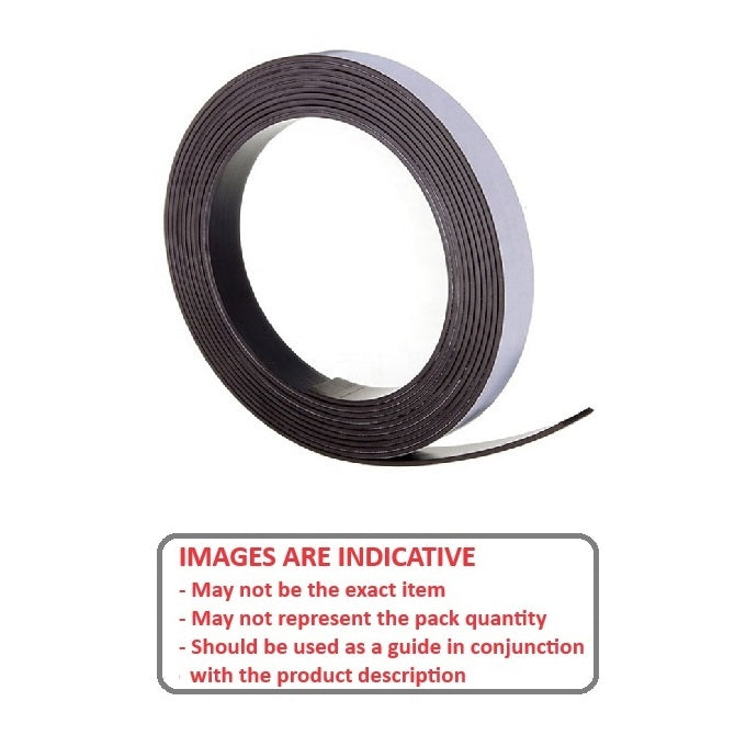 1036467 | MAG-ST-15-025-0304-RVA (PK-3) --- Rubber and Vinyl Magnets - 1.52x25.4x304 mm