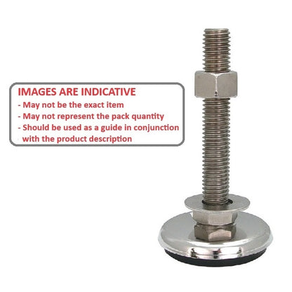 1224082 | MAV-454-01-152-3 (Each) --- Anti-Vibration Mounts - 453.6 Kg 1/2-13 UNC - 12.7mm - 152.4 mm 303 Stainless Steel - Stainless Steel 303 PV Similar to A2, 304, 18-8 Mount