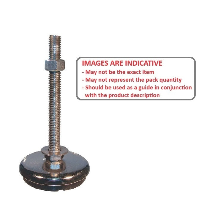 1226636 | MAV-907-01-152-Z (Each) --- Anti-Vibration Mounts - 907.2 Kg 1/2-13 UNC - 12.7mm - 152.4 mm Zinc Plated Steel - Steel Zinc Plated Mount