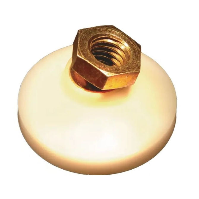1072329 | MSF-064C-CGCAP (Each) --- Levelling Socket Mounts - 1/4-20 UNC - 6.35mm - 25.4x17.8 mm Swivel - Steel Mount