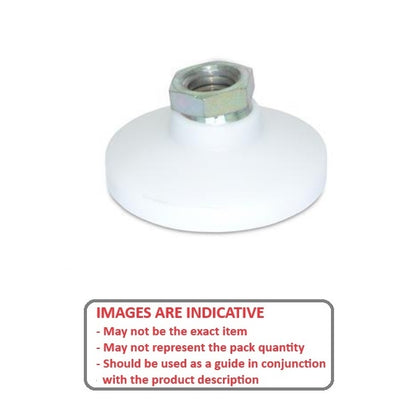 1136697 | MSF-254C-S3AP (Each) --- Levelling Socket Mounts - 1-8 UNC - 25.4mm - 101.6x47.6 mm Swivel - Stainless Steel 303/304 Similar to A2, 18-8 HRB80 Mount