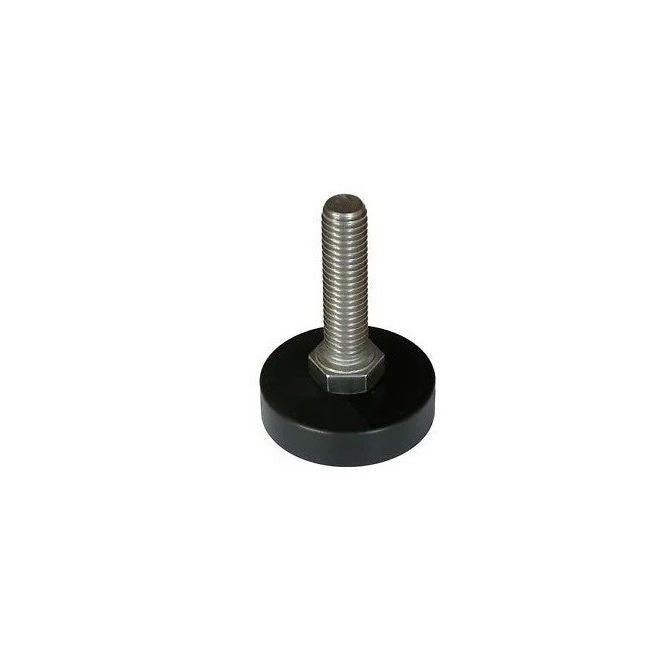 1224818 | RAD5210-1 (Each) --- Levelling Studded Mounts - M10 - 10x1.5mm - 30x9 mm Basic - Polypropylene Adjuster