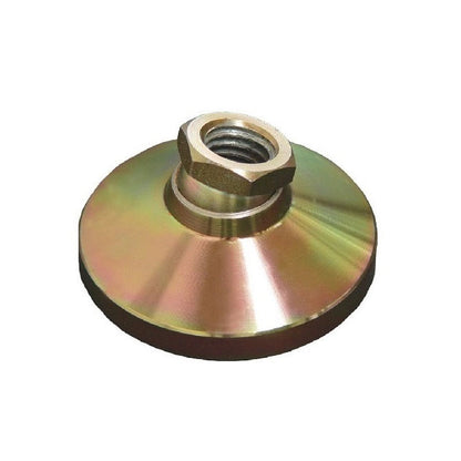 1058602 | MSF-048F-CGC (PK-15) --- Levelling Socket Mounts - 10-32 UNF - 4.76mm - 19.1x13.5 mm Swivel - Gold Chromate Mount
