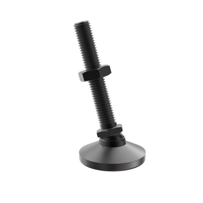 1086570 | MLM-095C-051-CBC (Each) --- Levelling Studded Mounts - 3/8-16 UNC - 9.53mm - 31.8x22.2 mm Standard - Steel Mount