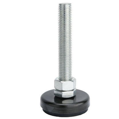 1092223 | MLM-100M-080-CZRP (Each) --- Levelling Studded Mounts - M10 - 10x1.5mm - 40x24 mm Swivel - Steel Mount