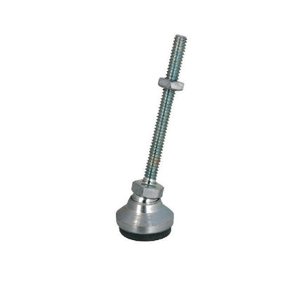 1086587 | MSM-095C-102-CCCRP (Each) --- Levelling Studded Mounts - 3/8-16 UNC - 9.53mm - 31.8x25.4 mm Swivel - Steel Mount