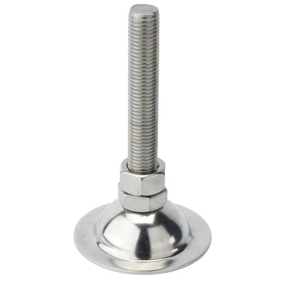 Levelling Studded Mounts - M12 -12x1.75mm- 60x28 mm - Steel - Zinc