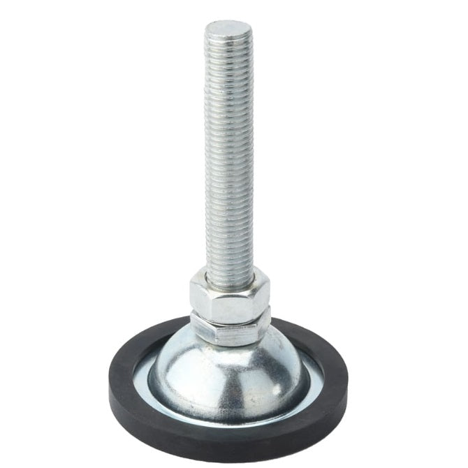 Levelling Studded Mounts - M10 -10x1.5mm- 45x22.5 mm - Steel - Zinc