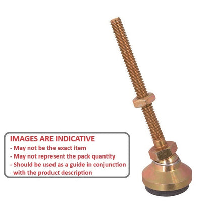 1099036 | MSF-120M-CGCRP (Each) --- Levelling Socket Mounts - M12 - 12x1.75mm - 48x33 mm Swivel - Steel Mount