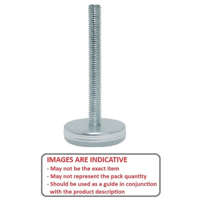 1087006 | MLM-095C-051-CNP-I-052 (Each) --- Levelling Studded Mounts - 3/8-16 UNC - 9.53mm - 51.6 - - Industrial - Steel Mount