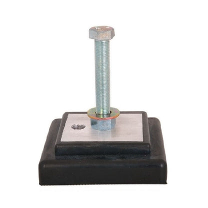 1204429 | MLM-1810-152-MC (Each) --- Levelling Studded Machine Mounts - 152.4 x 152.4 30.2 mm - 60  - Aluminium - Steel - Elastomer Duro 60 Mount