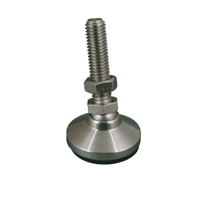 Levelling Studded Mounts - 1/4-20 UNC -6.35mm- 25.4x128.2 mm - Steel