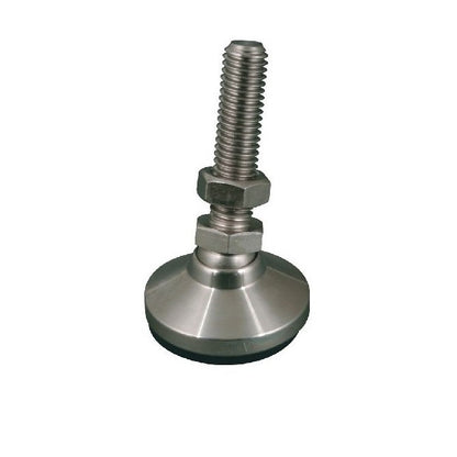 1103042 | MSM-127C-051-CNPRP (Each) --- Levelling Studded Mounts - 1/2-13 UNC - 12.7mm - 47.6x31.8 mm Swivel - Steel Mount