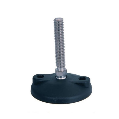 1103531 | MLM-127C-062-CNY-2LH (Each) --- Levelling Studded Mounts - 1/2-13 UNC - 12.7mm - 78.7x18.3 mm Light Duty - Steel Mount