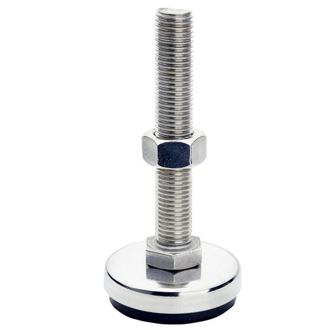 1125797 | MLM-200M-150-S4RP-I (PK-4) --- Levelling Studded Mounts - M20 - 20x2.5mm - 80x32 mm Industrial - Stainless Steel 304 Similar to A2, 18-8 HRB80 Mount