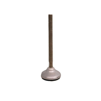 1121971 | MLM-191C-152-S4HY (Each) --- Levelling Studded Mounts - 3/4-10 UNC - 19.05mm - 80x31 mm Hygienic - Stainless Steel 304 Similar to A2, 18-8 HRB80 Mount
