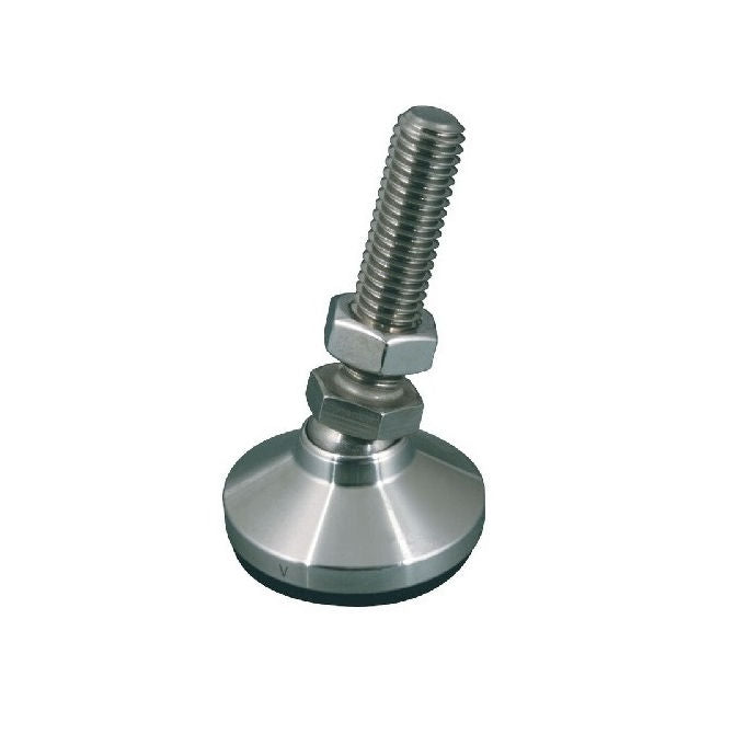 1099007 | MLM-120M-051-S3 (Each) --- Levelling Studded Mounts - M12 - 12x1.75mm - 48x29 mm Standard - Stainless Steel 303/304 Similar to A2, 18-8 HRB80 Mount