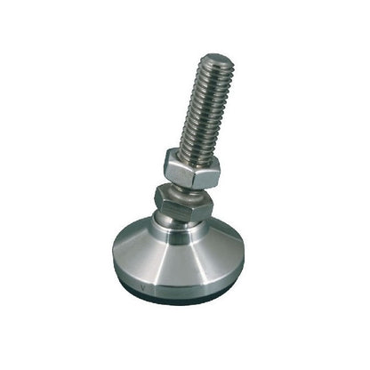 1112079 | MLM-159C-051-S3 (Each) --- Levelling Studded Mounts - 5/8-11 UNC - 15.88mm - 63.5x31.8 mm Standard - Stainless Steel 303/304 Similar to A2, 18-8 HRB80 Mount