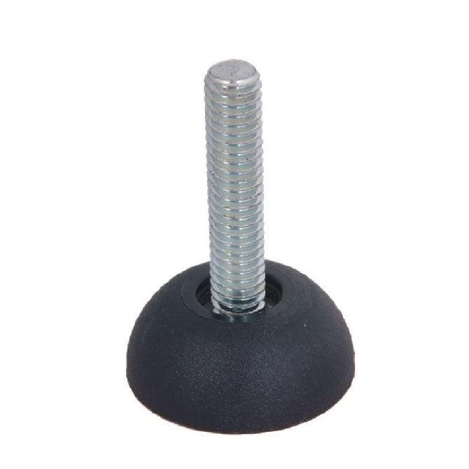 1092240 | MLM-100M-070-TP (Each) --- Levelling Studded Mounts - M10 - 10x1.5mm - 40x22 mm Standard - Steel Mount