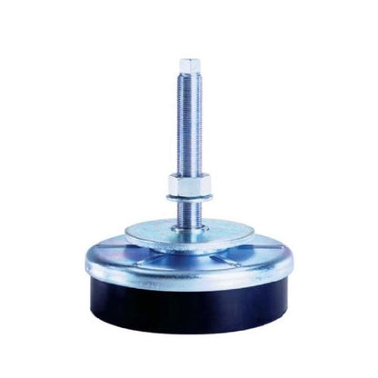 1228467 | MMI-2495-M (Each) --- Machinery Industrial Mounts - 2494.7 Kg - 158.75x53.086 mm Medium Duty - Rubber and Steel Mount