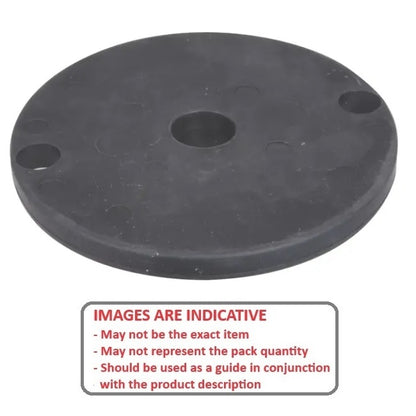1188856 | MLP-0098-VR (Each) --- Levelling Vibration Pads Mounts - 97.8 mm - - - - Rubber Mount