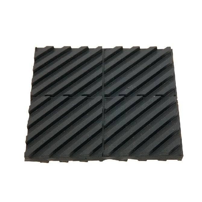 Neoprene Pads Mounts - 101.60 x 101.60 mm 1.0 - 25.0 psi 7.938 mm - Neoprene Rubber