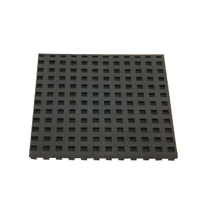 1204454 | MNP-150-152-W (Each) --- Neoprene Pads Mounts - 152.40 x 152.40 mm 150.0 - 300.0 psi 12.7 mm Waffle Pattern - Neoprene Rubber Mount