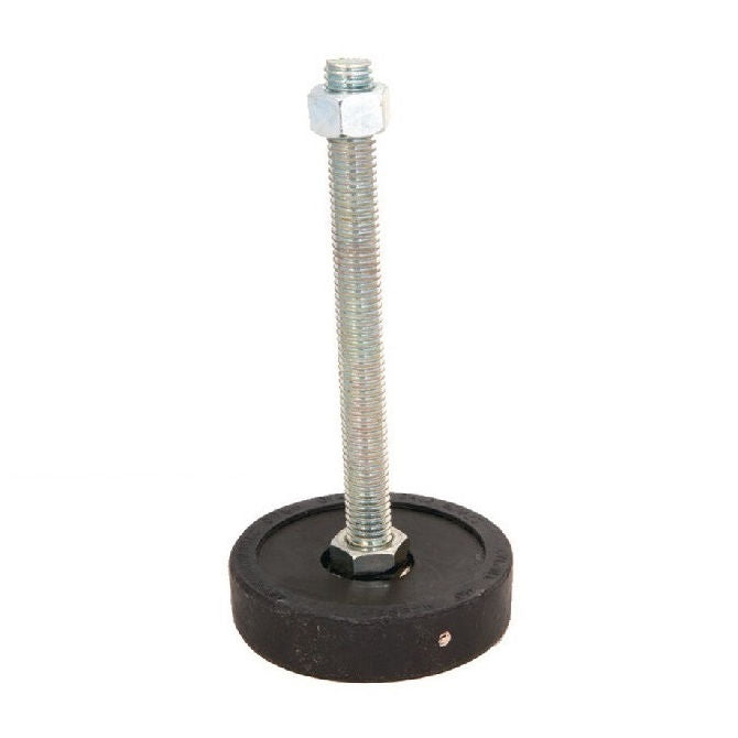 1205219 | MPL-0159-S (Each) --- Pivotal Levellers Mounts - 158.7 Kg - 76.2x15.875 mm With Stud - Neoprene Rubber Mount