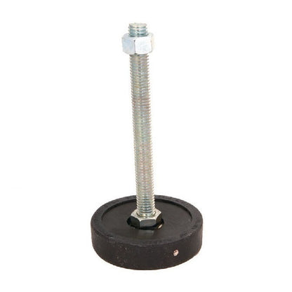 1224116 | MPL-0454-S (Each) --- Pivotal Levellers Mounts - 453.6 Kg - 76.2x19.05 mm With Stud - Neoprene Rubber Mount