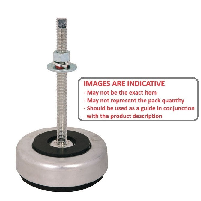 1228172 | MVI-2041-PC (Each) --- Vibration Isolation Pads Mounts - 2041 Kg - 1360 Kg - 139.7 Compression Shear - Steel and Neoprene Mount