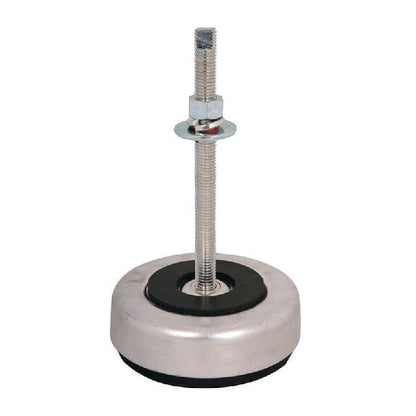 1226142 | MVI-0680-PC (Each) --- Vibration Isolation Pads Mounts - 680.4 Kg - 453.6 Kg - 88.9 Compression Shear - Steel and Neoprene Mount