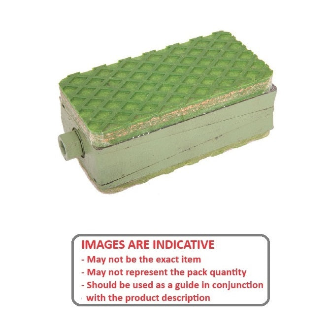 1228627 | MW-2948 (Each) --- Wedge Mounts - 2948.4 Kg - 203.2x203.2 mm Light Duty - Steel Mount