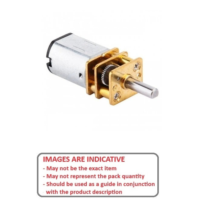 1083364 | 12LM-1-400 (Each) --- Open Gear Gearmotors - 8.75 RPM - 1.5 V - 0.05 A - Steel Gearmotor
