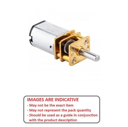1083364 | 12LM-1-400 (Each) --- Open Gear Gearmotors - 8.75 RPM - 1.5 V - 0.05 A - Steel Gearmotor