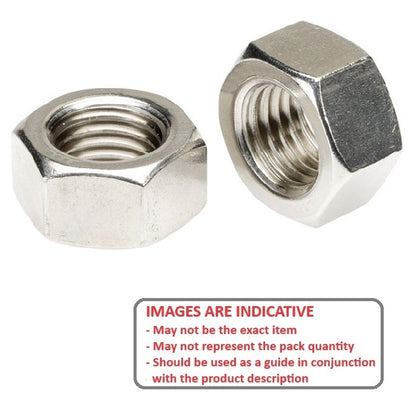 1078959 | NT080M-HX-AL (PK-25) --- Hexagonal Nuts - M8 - 8x1.25mm - 5.5x13 mm Full - Aluminium Nut