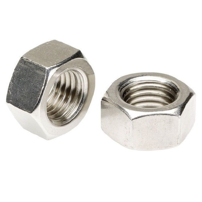 1064221 | NT060M-HX-AL (PK-25) --- Hexagonal Nuts - M6 - 6x1mm - 5x10 mm Full - Aluminium Nut