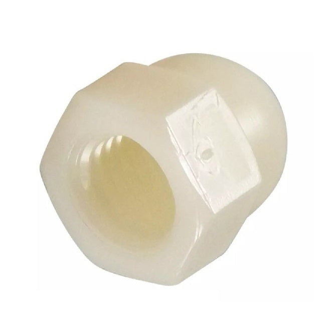 Dome Nuts - M8 -8x1.25mm- Nylon -Zytel 101- 15 mm