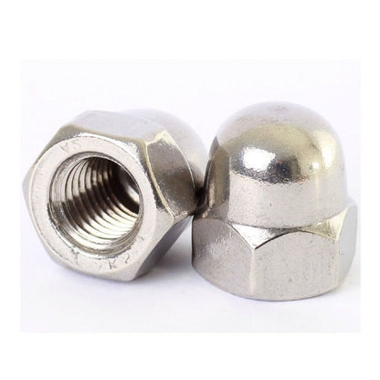 1138498 | NT270M-DM-S4 (Each) --- Dome Nuts - M27 - 27x3mm - 304 Stainless 47 mm Nut