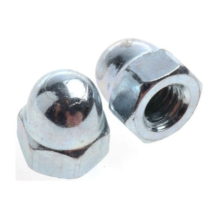 1087533 | NT095C-DM-CC (Each) --- Dome Nuts - 3/8-16 UNC - 9.53mm - Steel - Chrome Plated - - Nut